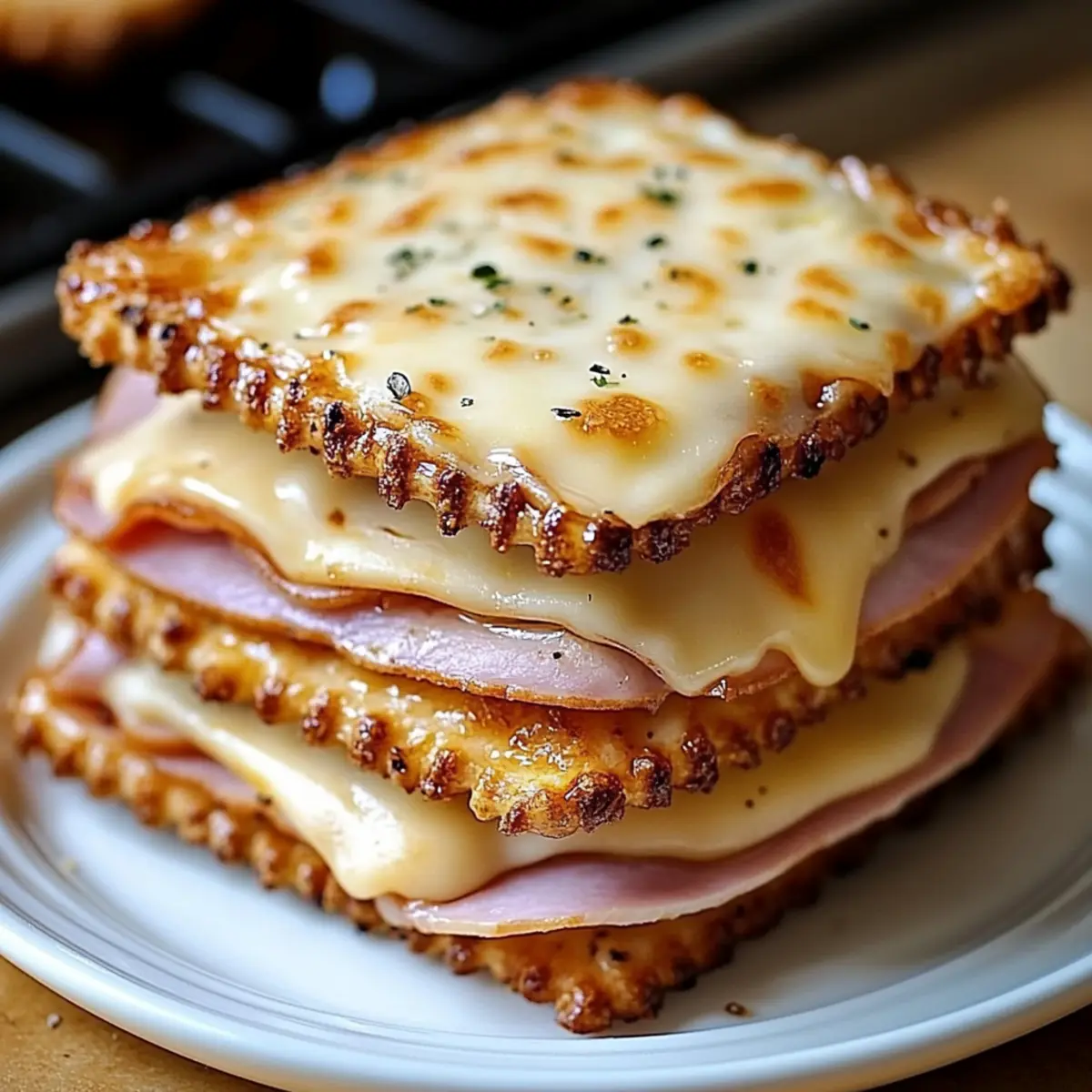 Ham and Swiss Cracker Melts for Effortless Snack Perfection
