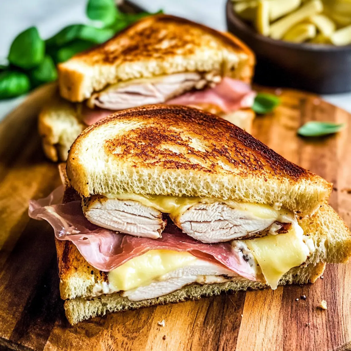 Mouthwatering Chicken Cordon Bleu Sandwich You’ll Crave