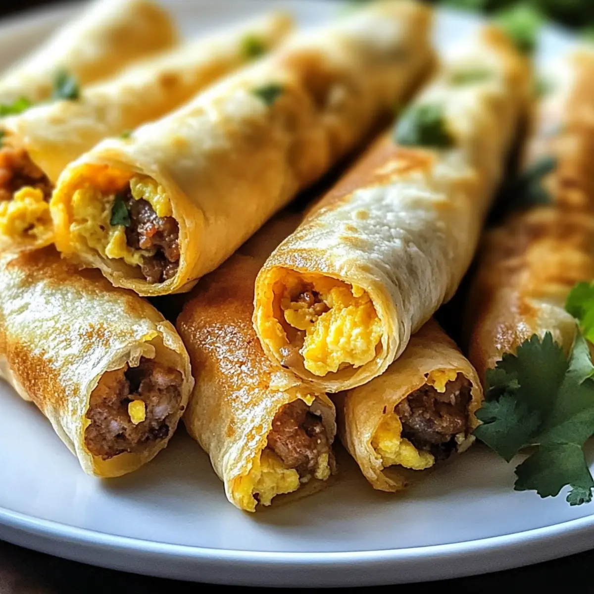 Breakfast Taquitos