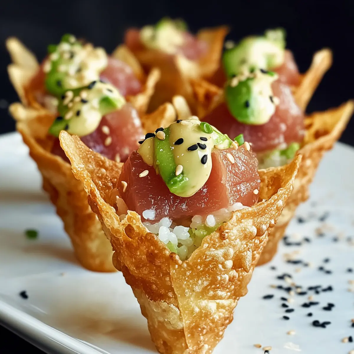 Sushi Wonton Cones: Fun, Flavorful Handheld Appetizer