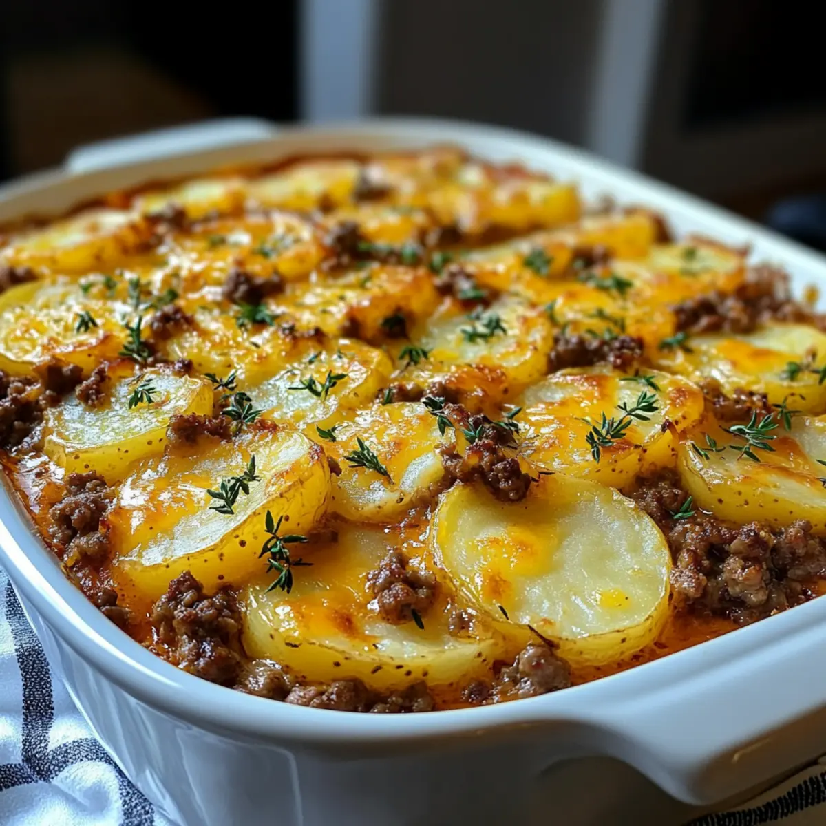 Hearty Hamburger Potato Casserole for Cozy Weeknight Dinners