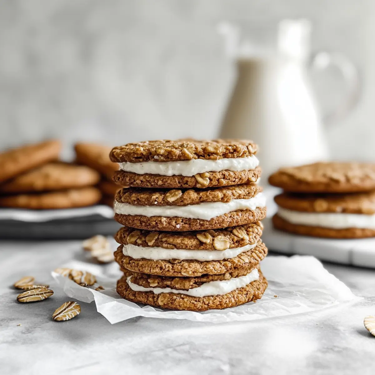 Deliciously Chewy Homemade Oatmeal Creme Pies You’ll Love