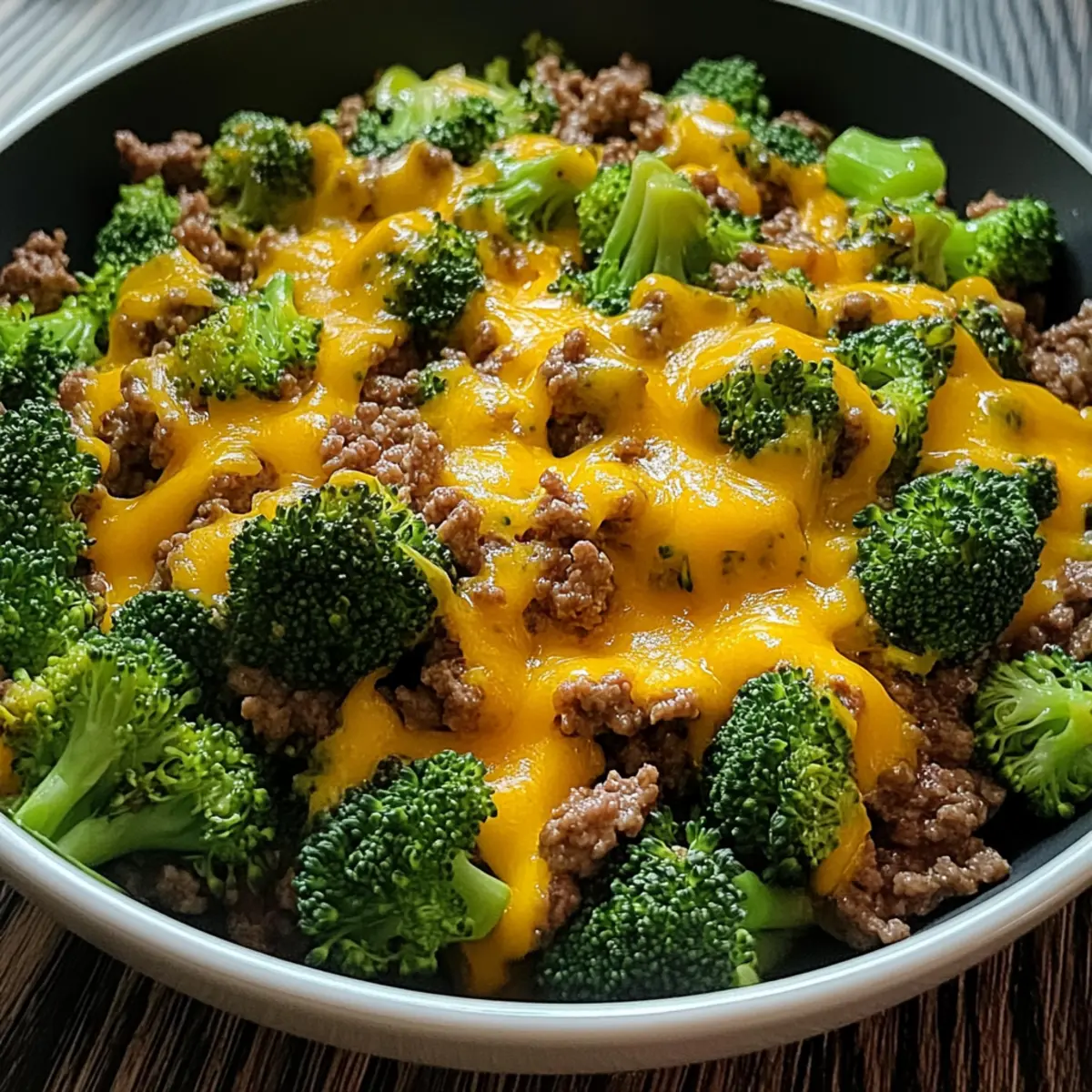 Keto Hamburger Broccoli Skillet for a Quick Healthy Dinner