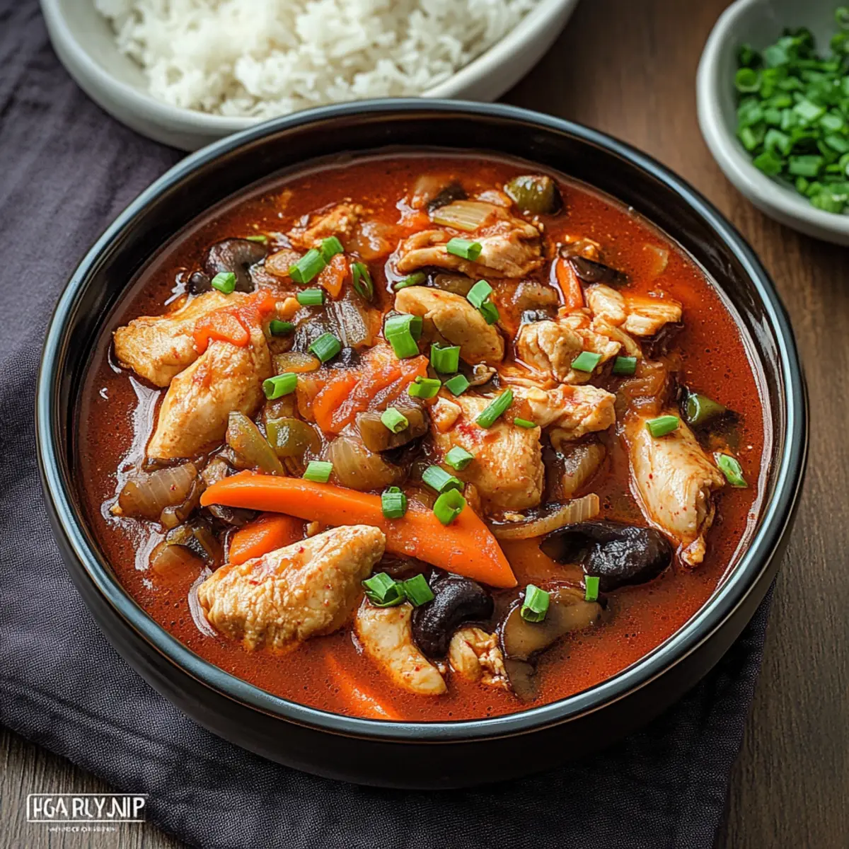 Hearty Slow Cooker Korean Chicken Stew for Cozy Nights