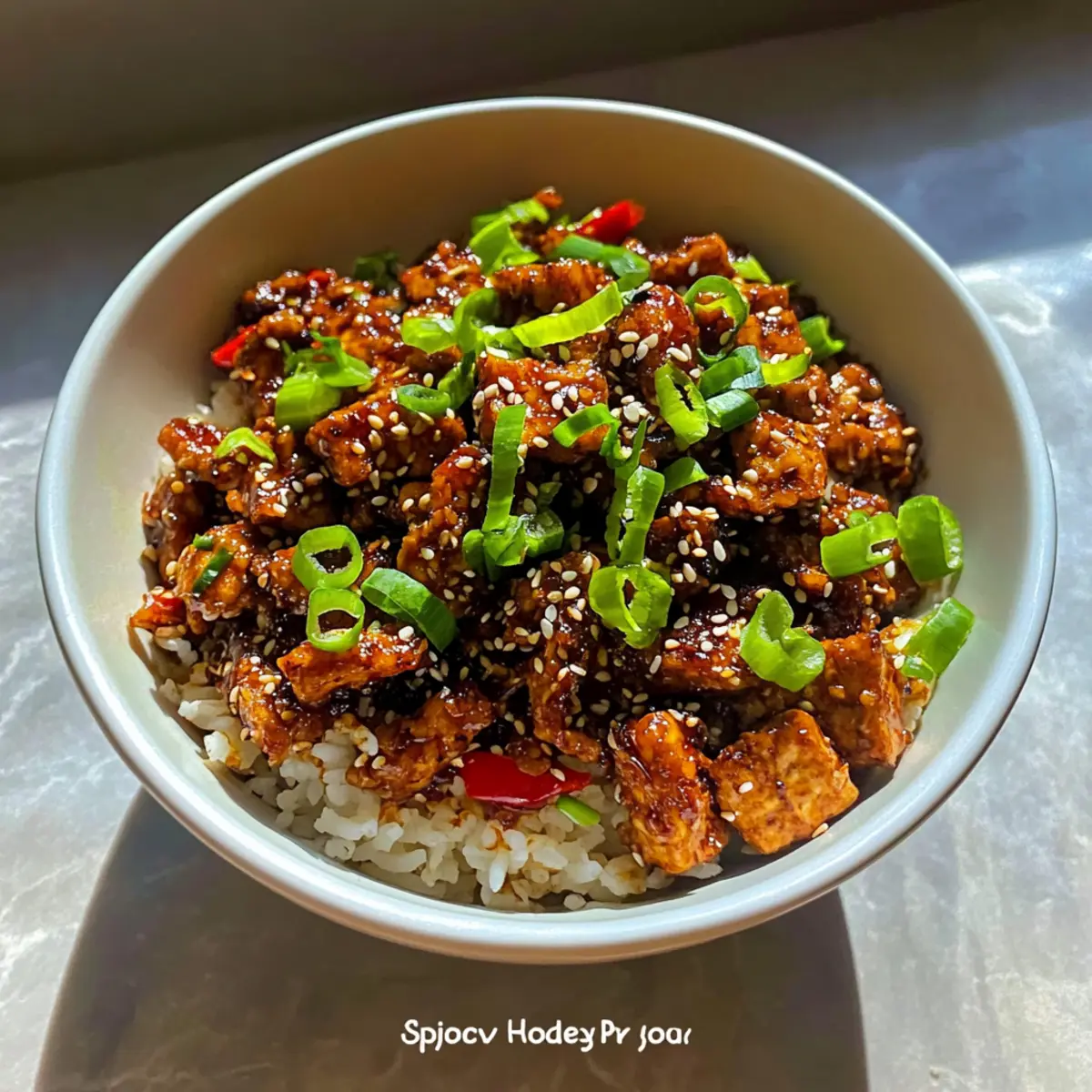 Spicy Hoisin Ginger Tofu: A Flavorful Vegan Delight