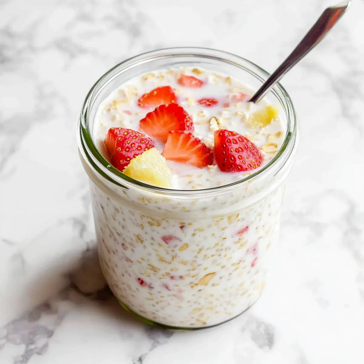 Strawberry Cheesecake Overnight Oats for a Dreamy Breakfast