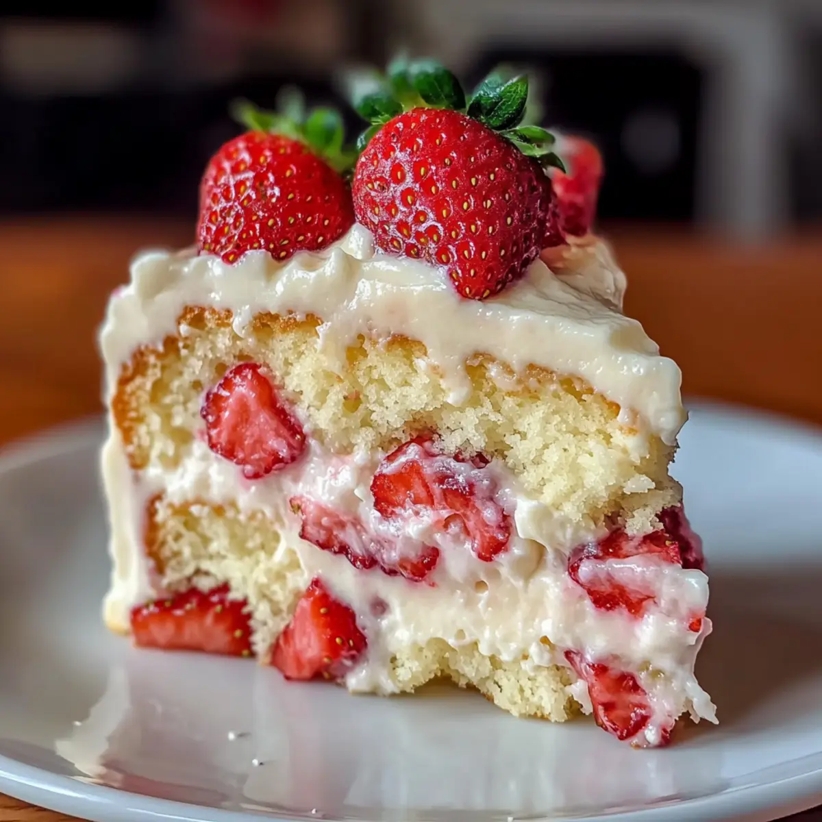 Strawberry Custard Delight Cake: Your New Favorite Treat