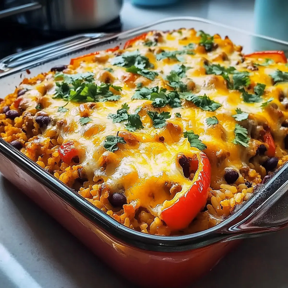 Hearty Vegetarian Stuffed Pepper Casserole for Cozy Nights