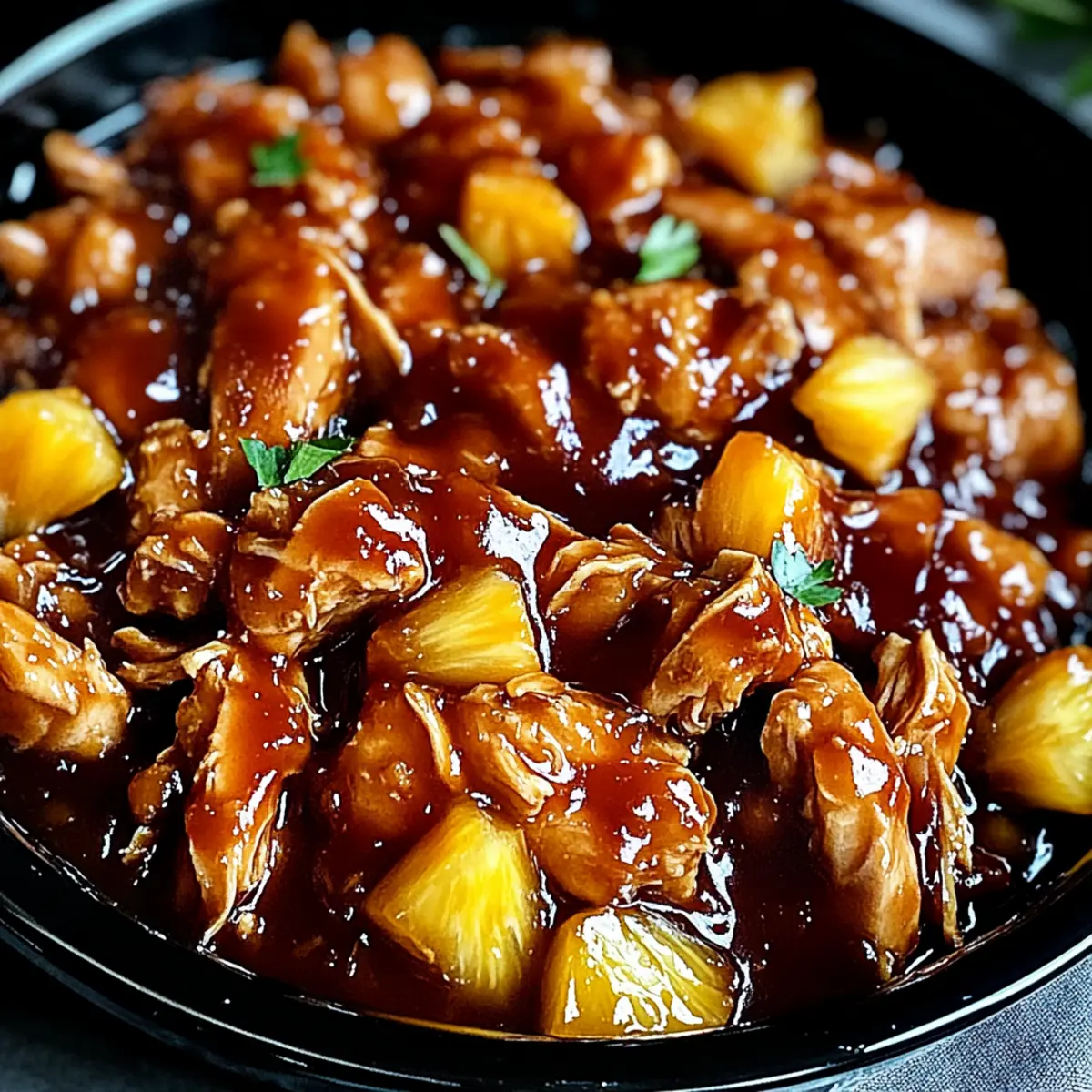 Sweet Hawaiian Crockpot Chicken: Effortless Tropical Delight