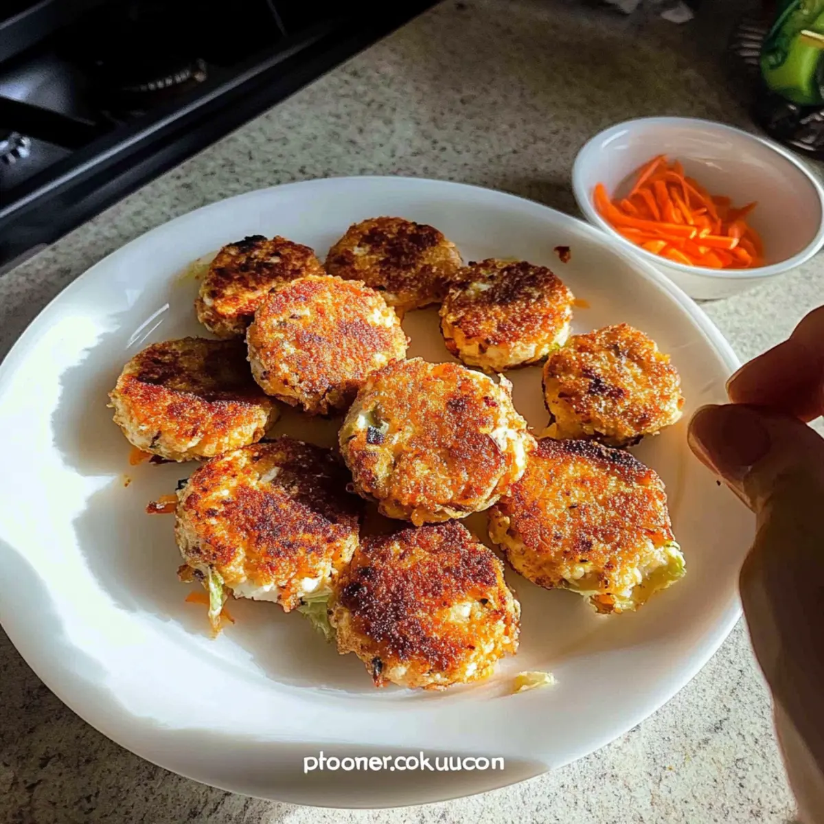 Crispy Vegan Tofu and Vegetable Patties for Every Snack Attack