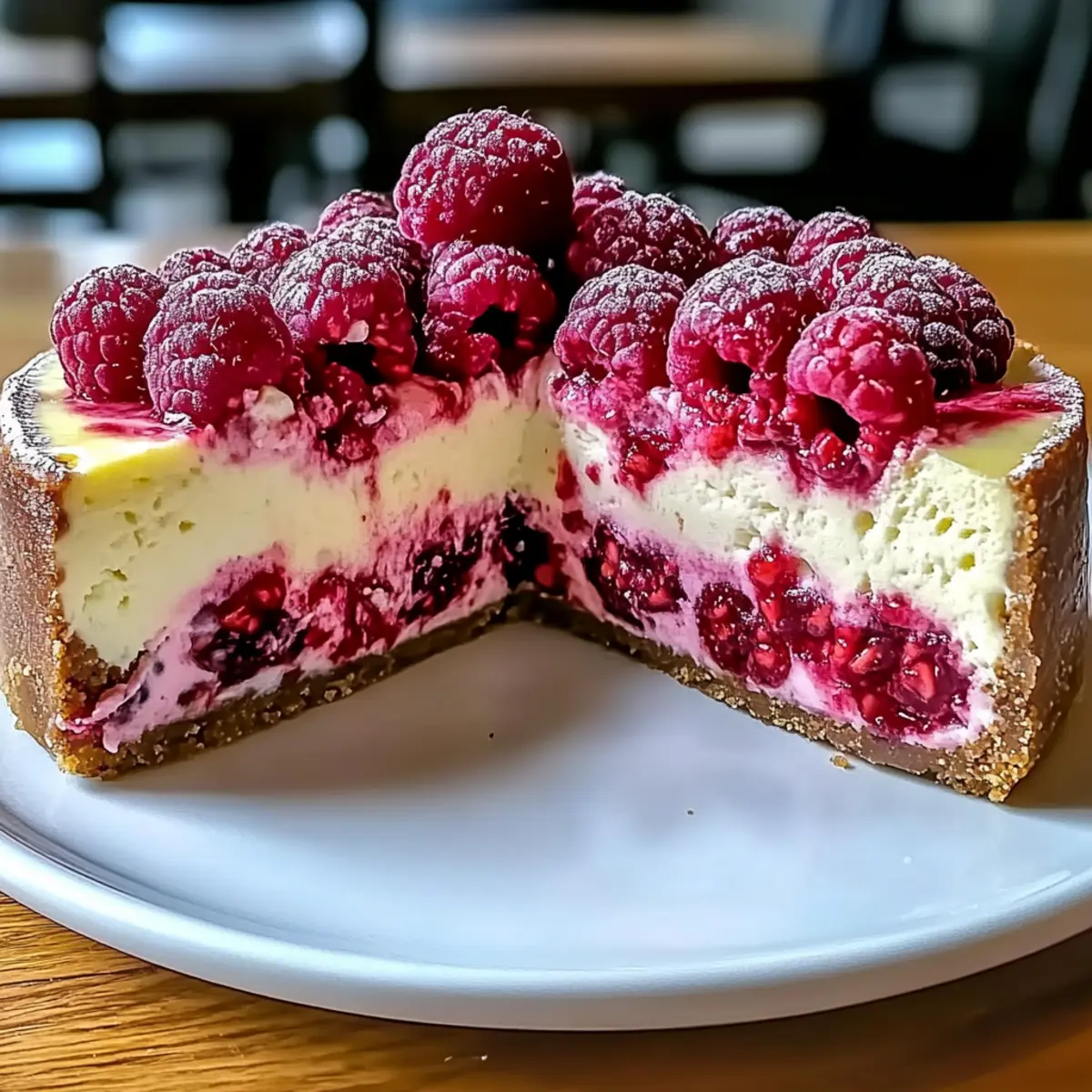 Irresistible White Chocolate Raspberry Cheesecake Delight