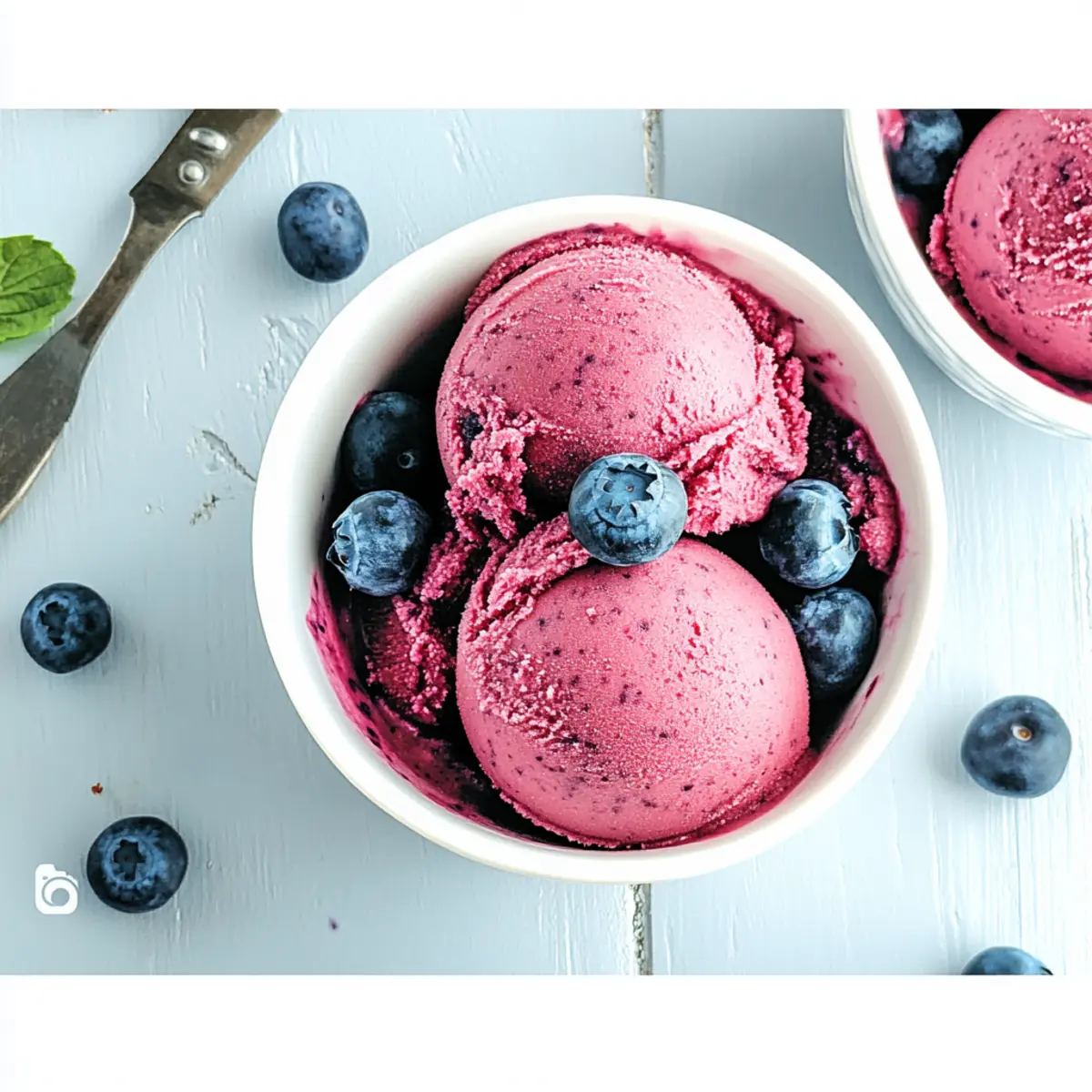 Delicious Low-Sugar Blueberry Sorbet for Guilt-Free Indulgence