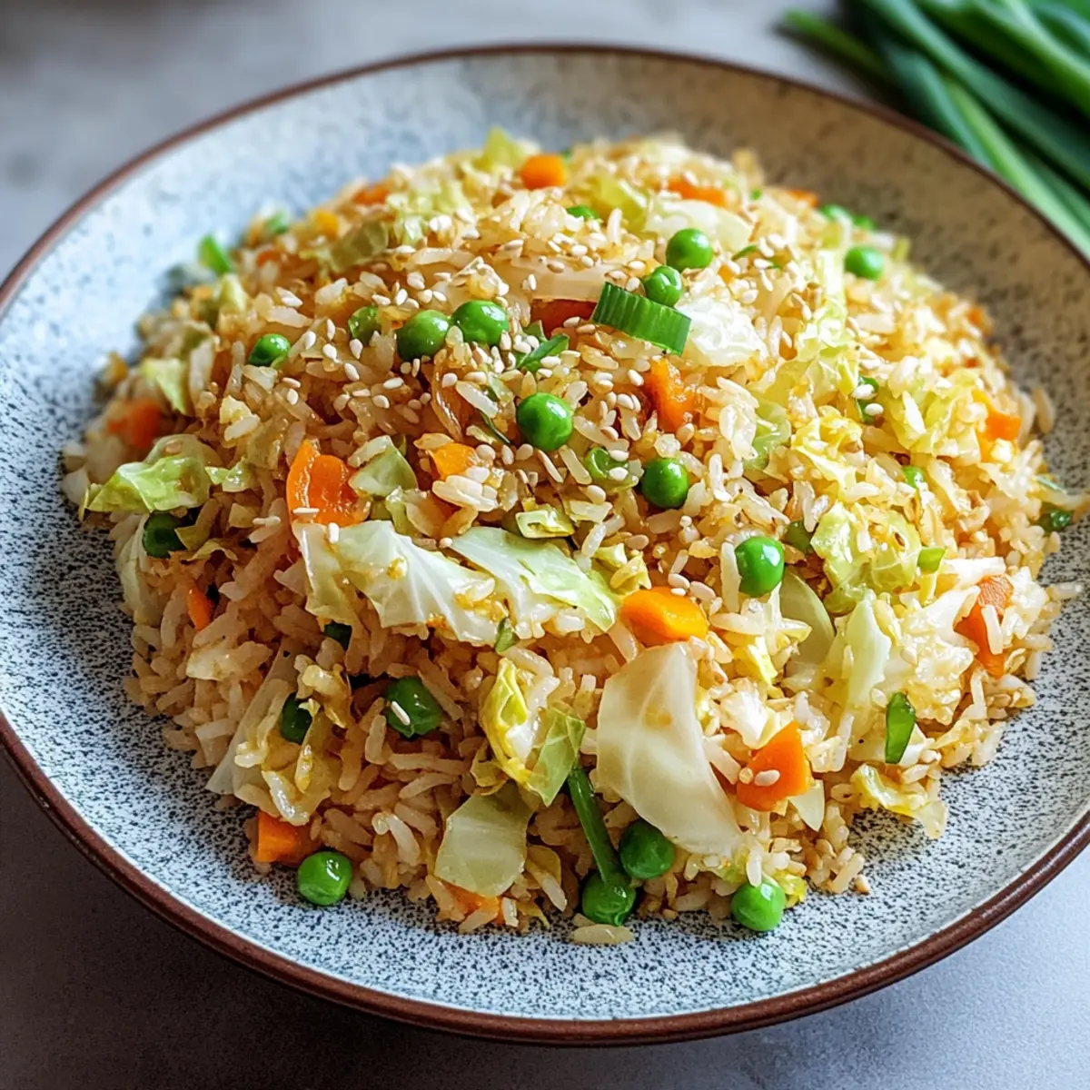 Crispy Cabbage Fried Rice: Quick Comfort in Every Bite