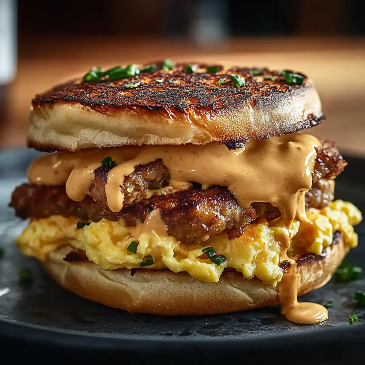 Spicy Chipotle Breakfast Sandwich for a Zesty Start