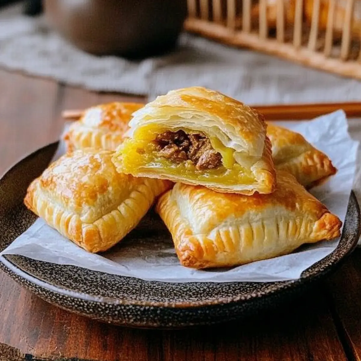 Savory Chinese Beef Curry Puffs – Perfect for Parties