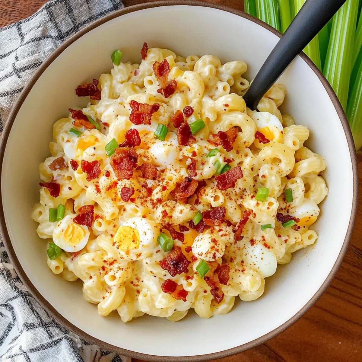 Creamy Deviled Egg Pasta Salad for Your Summer Gatherings