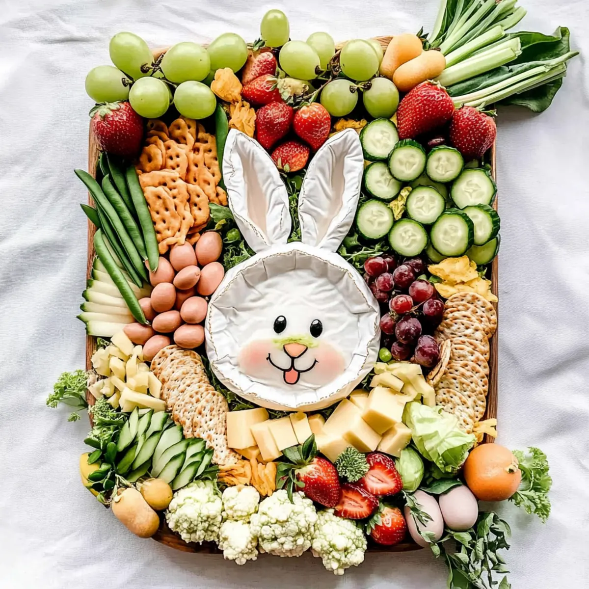 Easter Bunny Charcuterie Board to Wow Your Spring Guests