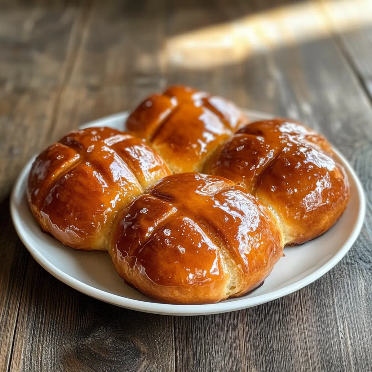Easter Hot Cross Buns with Zesty Orange Glaze Delight