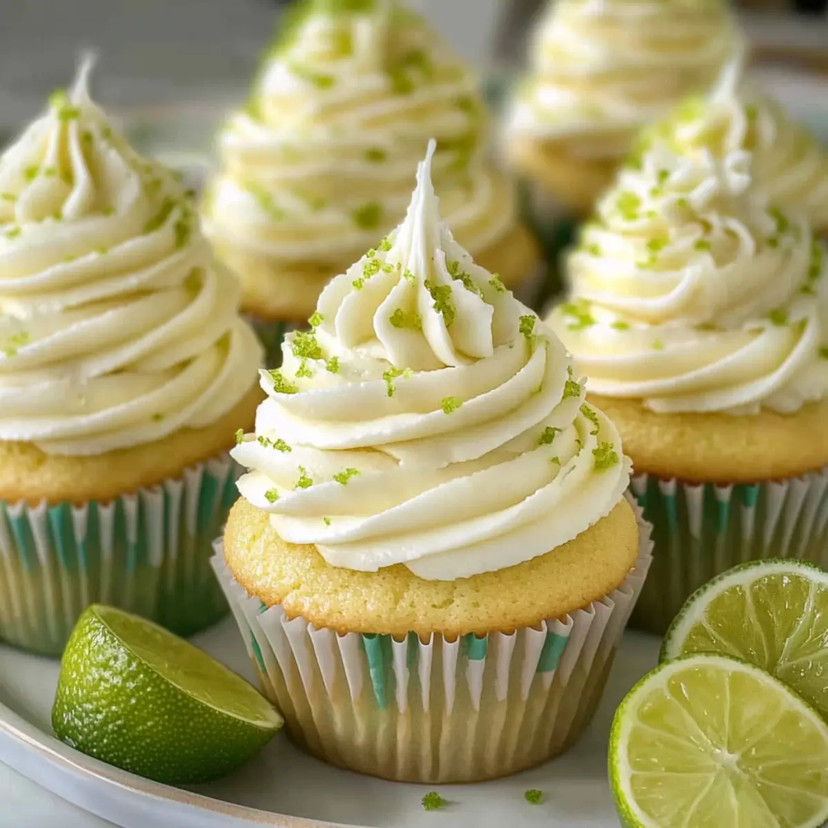 Key Lime Cupcakes with Velvety Buttercream Bliss
