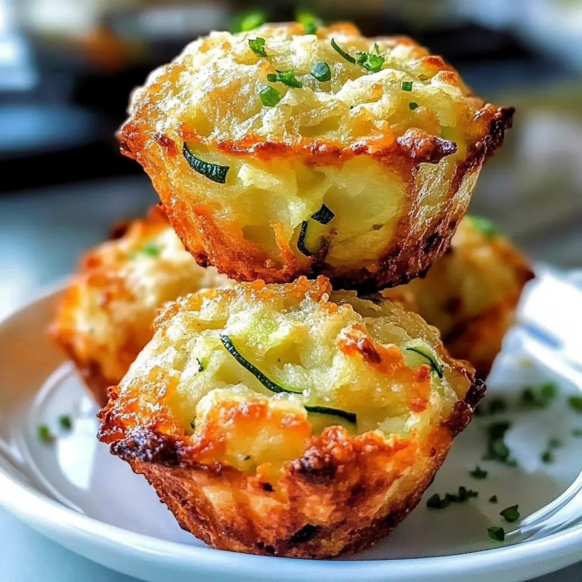 Crispy Parmesan Zucchini Potato Muffins You’ll Crave Daily
