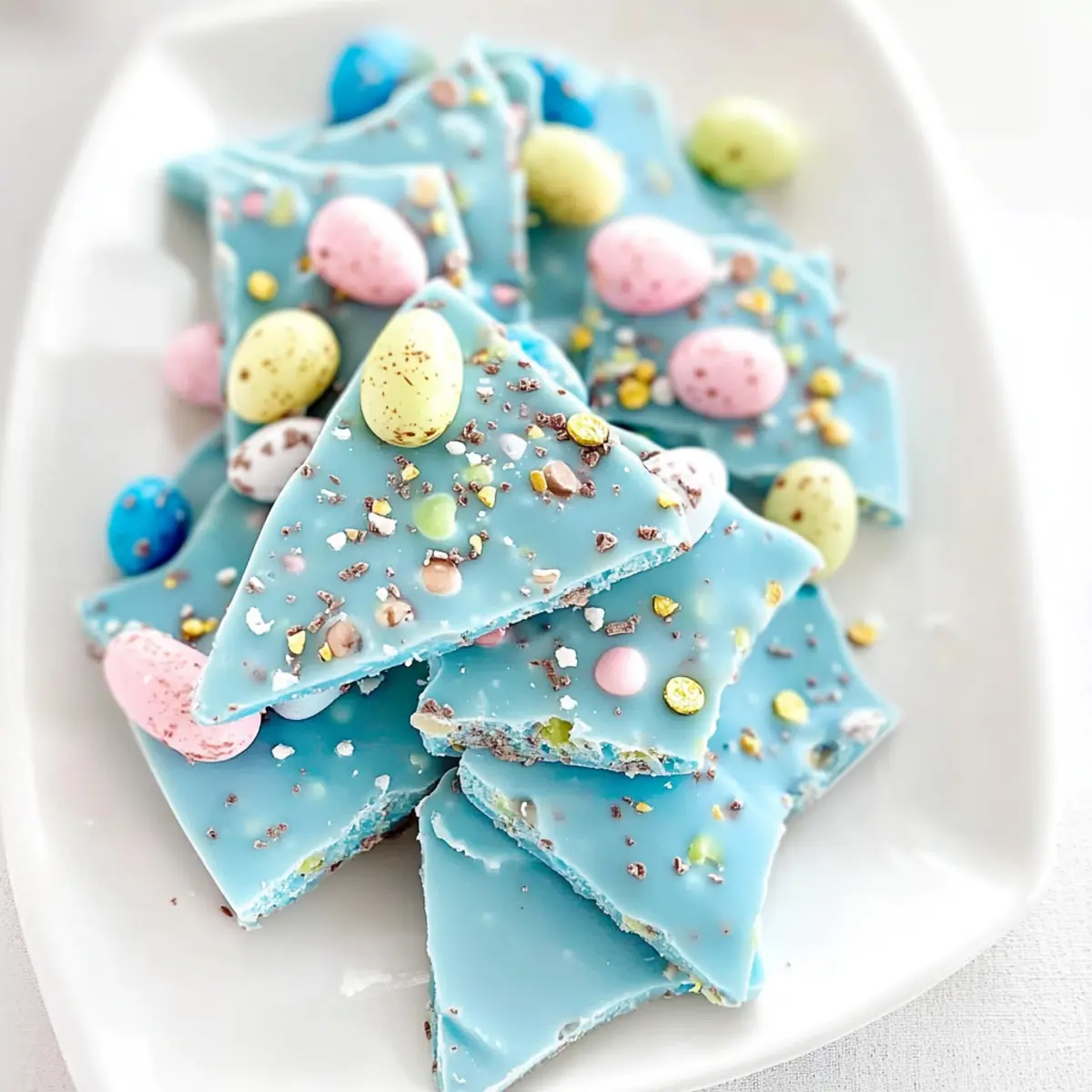 No-Bake Robin Egg Easter Bark That’s a Sweet Holiday Treat
