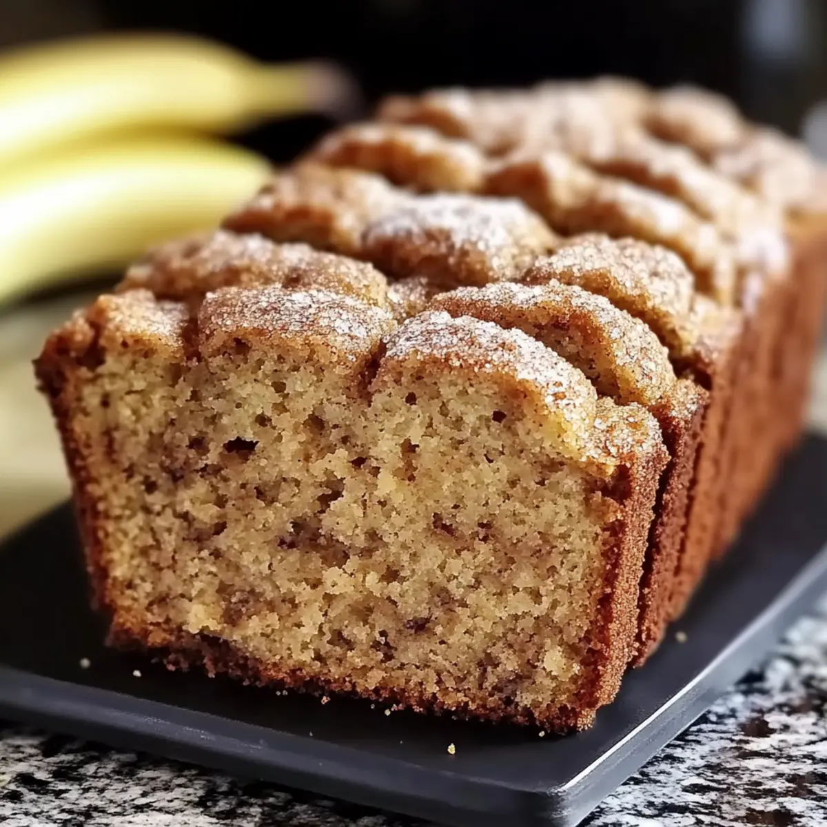 Snickerdoodle Banana Bread: Sweet Treat for Overripe Bananas