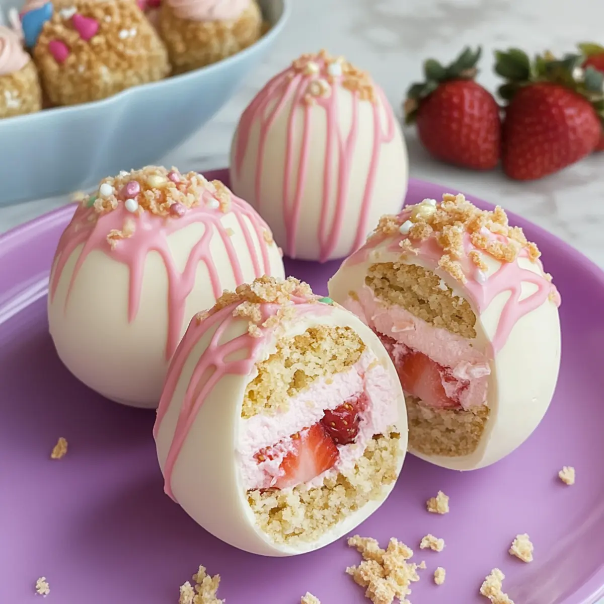 Delightful Strawberry Shortcake Easter Egg Bombs to Savor