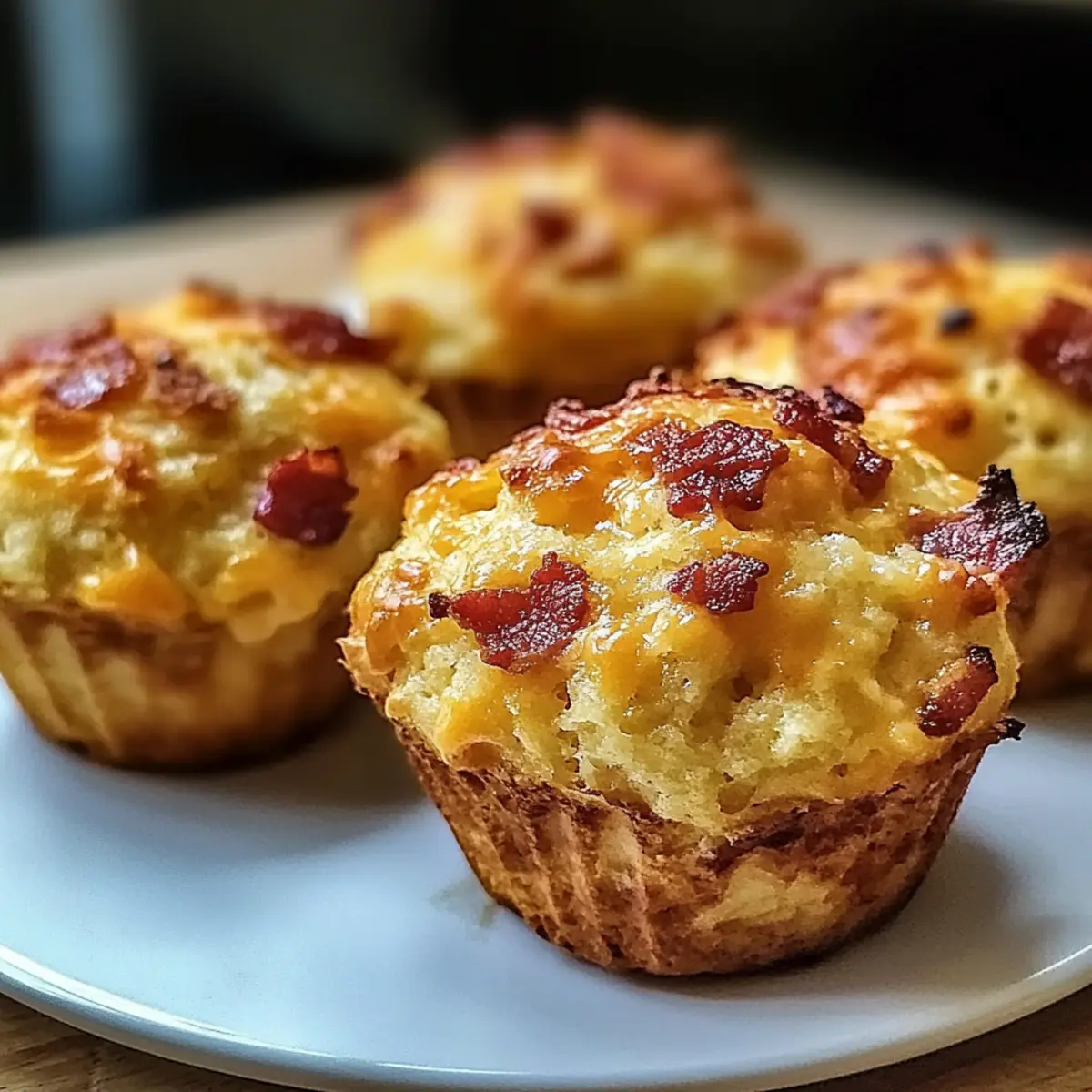 Sourdough Discard Bacon and Cheddar Muffins to Love