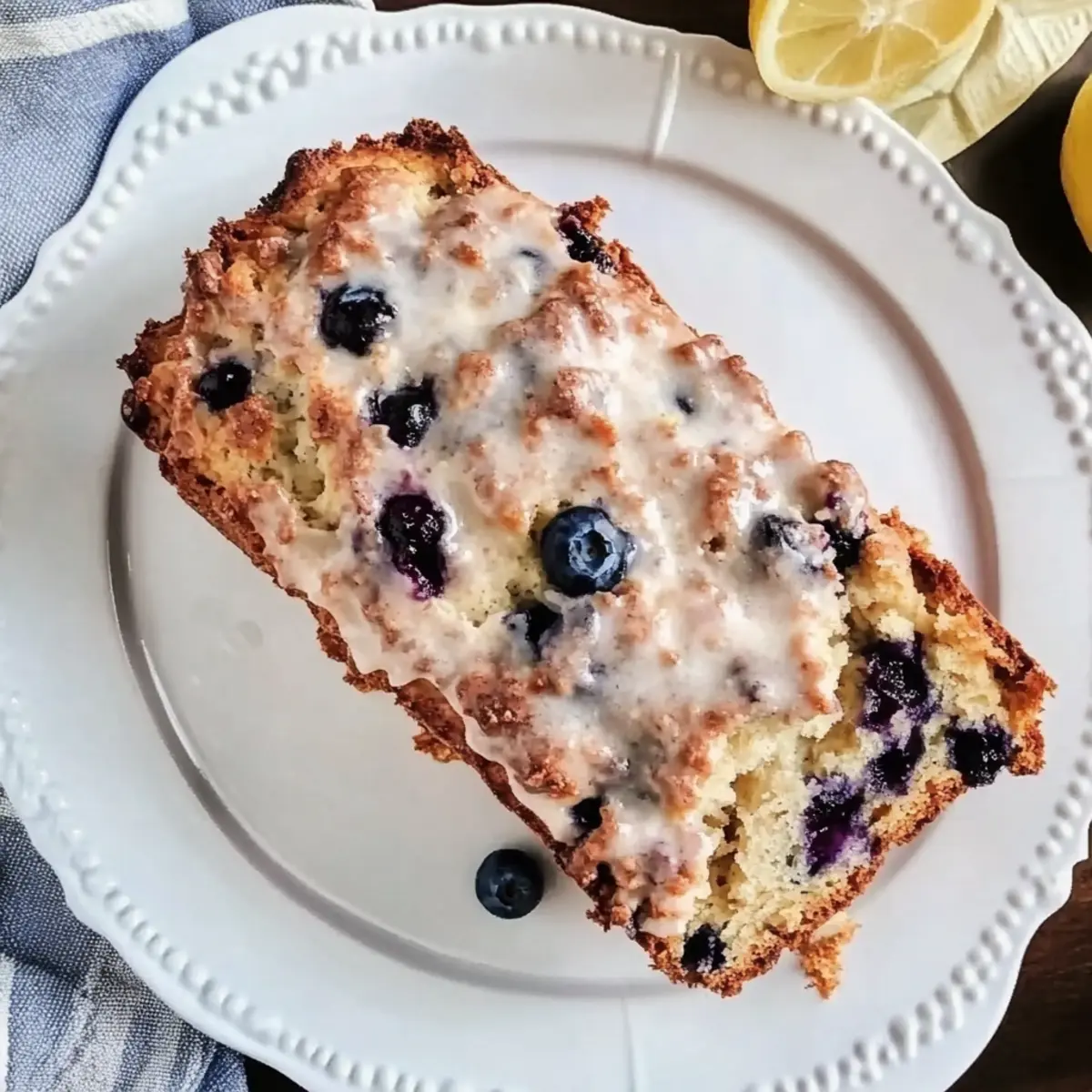 Sourdough Blueberry Lemon Quick Bread to Brighten Your Day