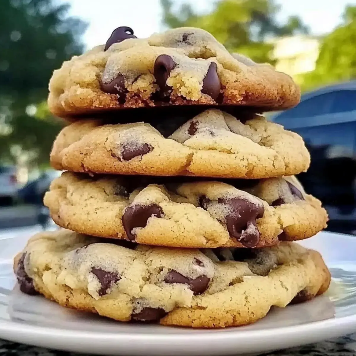 The Best Thick and Chewy Chocolate Chip Cookies Ever