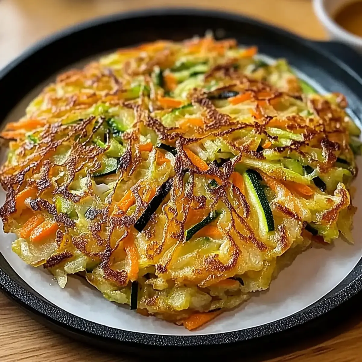 Crispy Korean Vegetable Pancake: Quick, Flavorful & Fun Treat