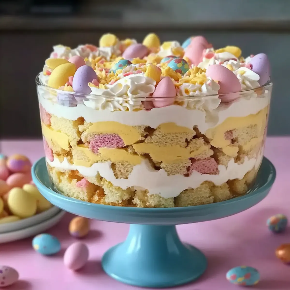 Easter Trifle Delight: Spring’s Sweet Layered Sensation