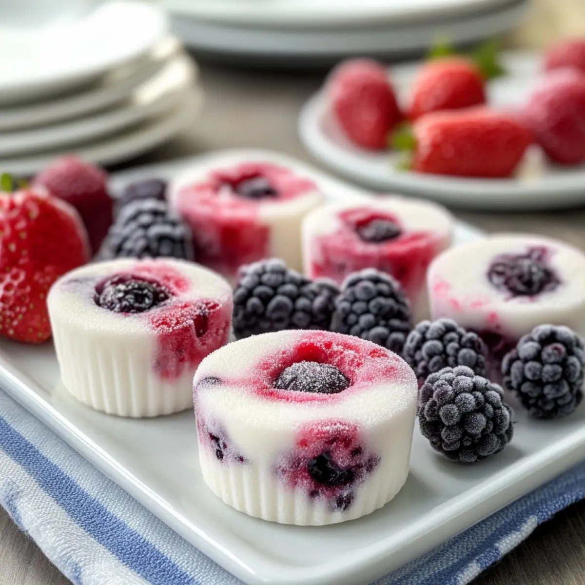 Frozen Yogurt Berry Bites: Guilt-Free Summer Treats