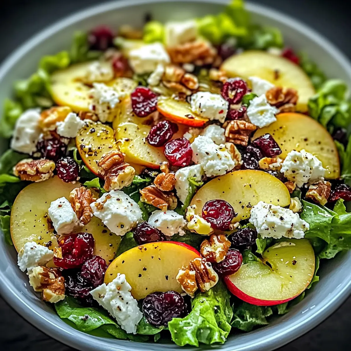 Autumn Harvest Honeycrisp Apple and Feta Salad Delight