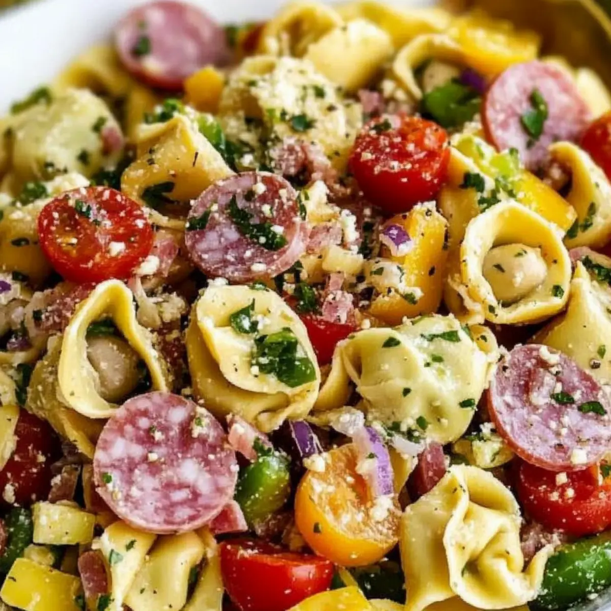 Delicious Italian Tortellini Salad for Effortless Meal Prep