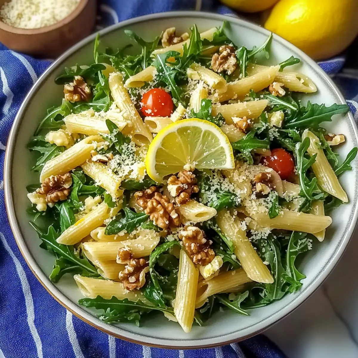Zesty Lemon Arugula Pasta Salad for Bright Summer Meals