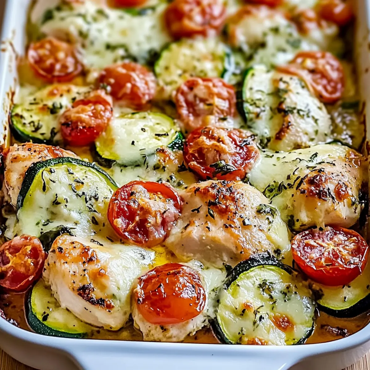 Mediterranean Chicken Zucchini Bake: A Healthy One-Pan Delight