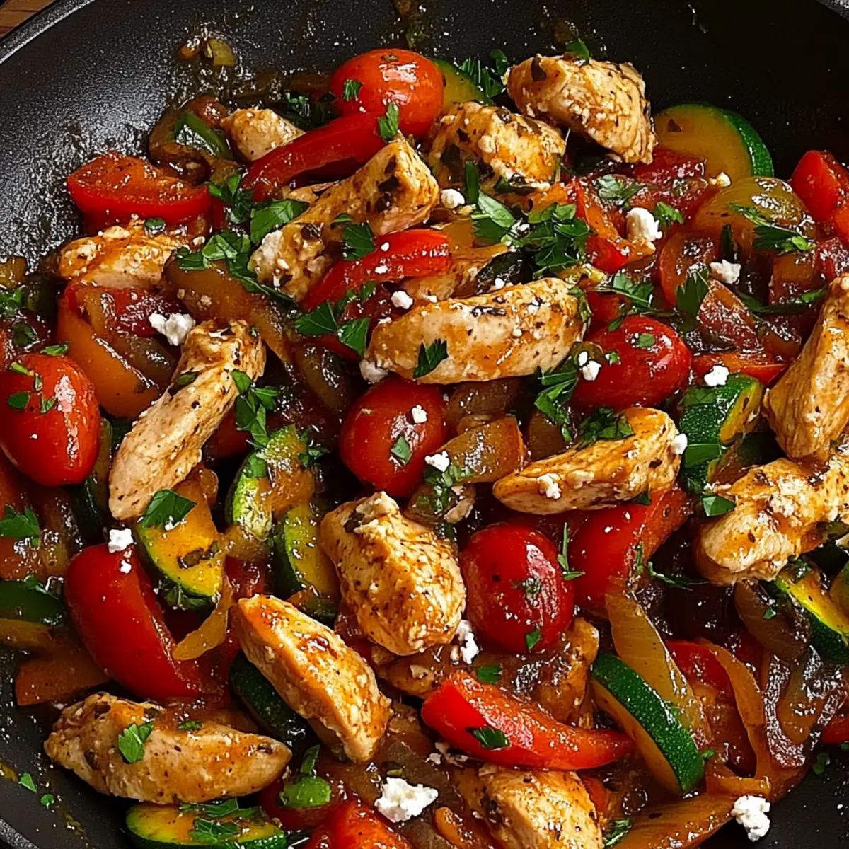 Delicious Mediterranean Chicken Stir Fry in 30 Minutes