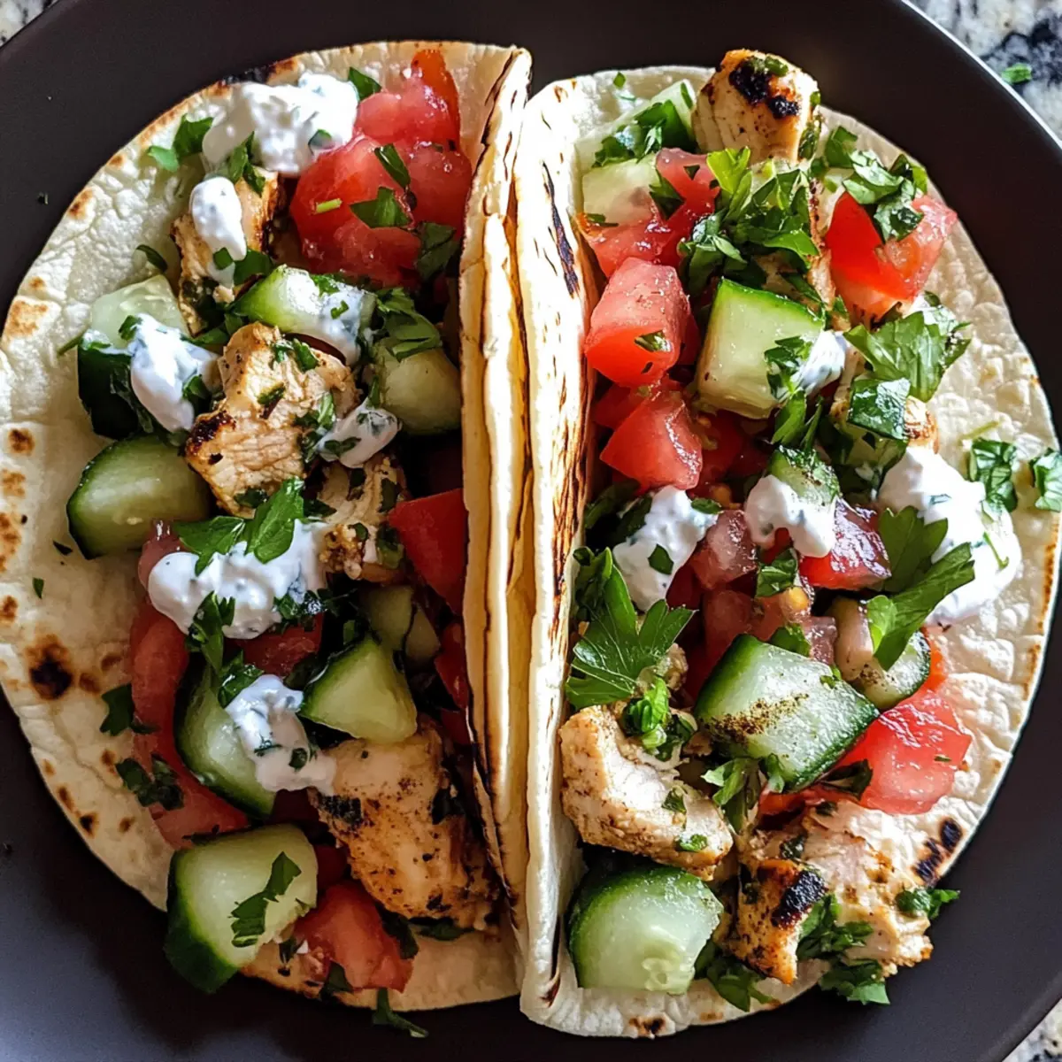 Mediterranean Chicken Tacos – Flavorful & Guilt-Free Delight