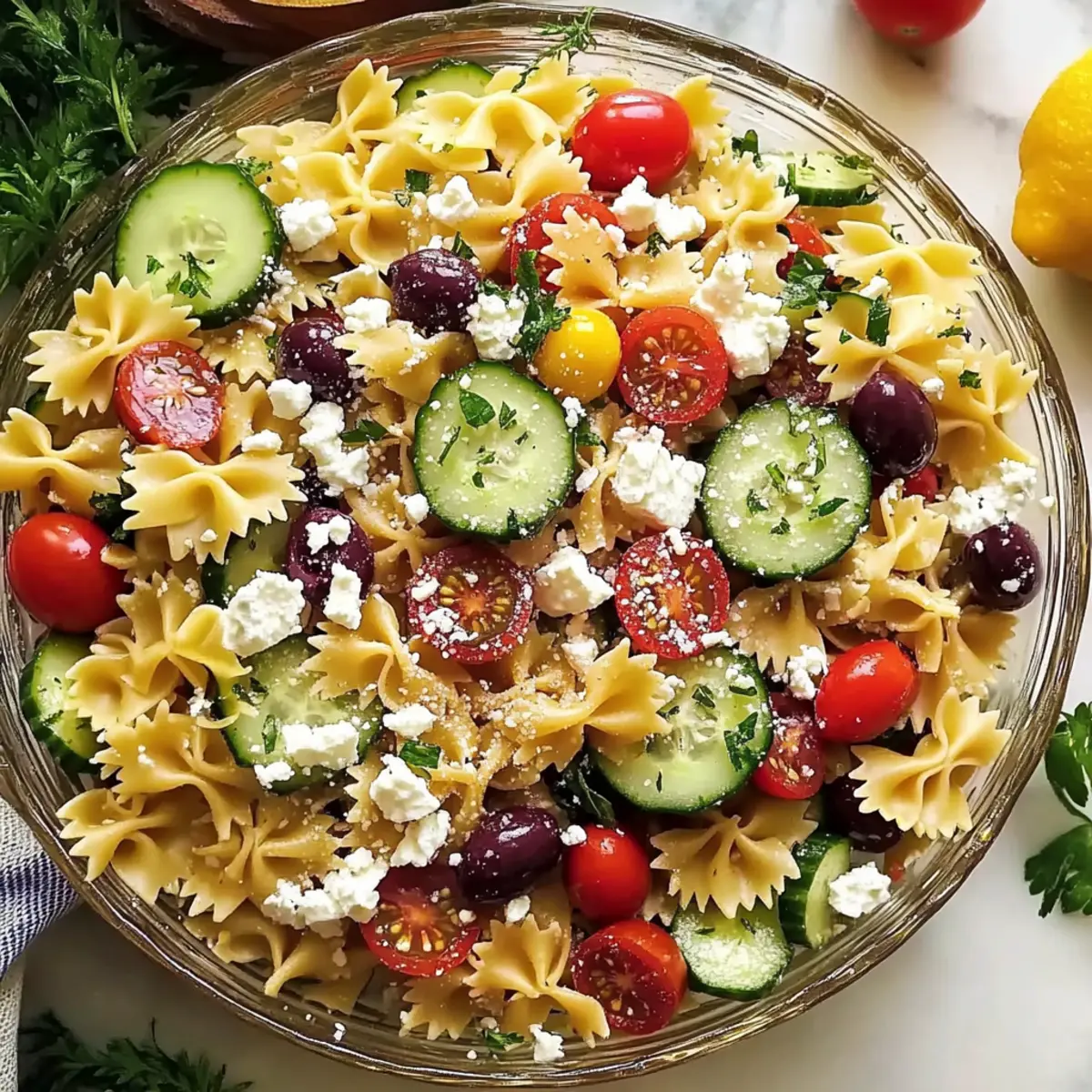 Mediterranean Pasta Salad: Fresh, Flavorful, and Make-Ahead