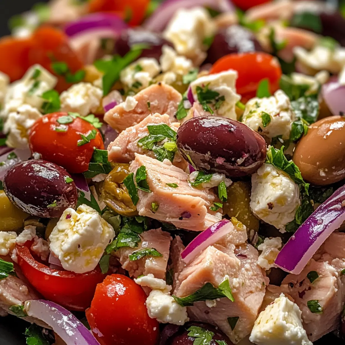 Zesty Mediterranean Tuna Salad for a Fresh, Healthy Meal