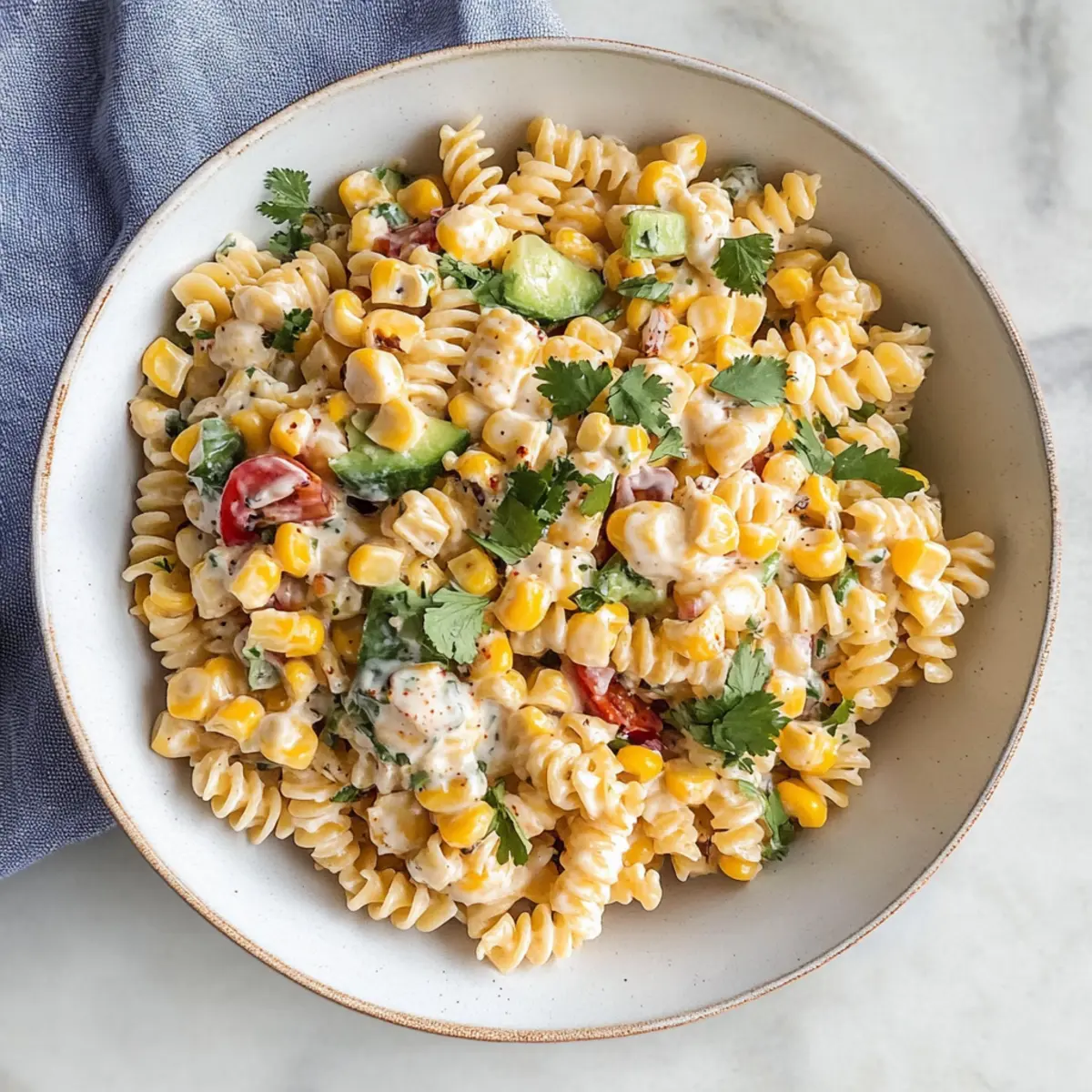 Mexican Street Corn Pasta Salad for the Perfect Summer Bite