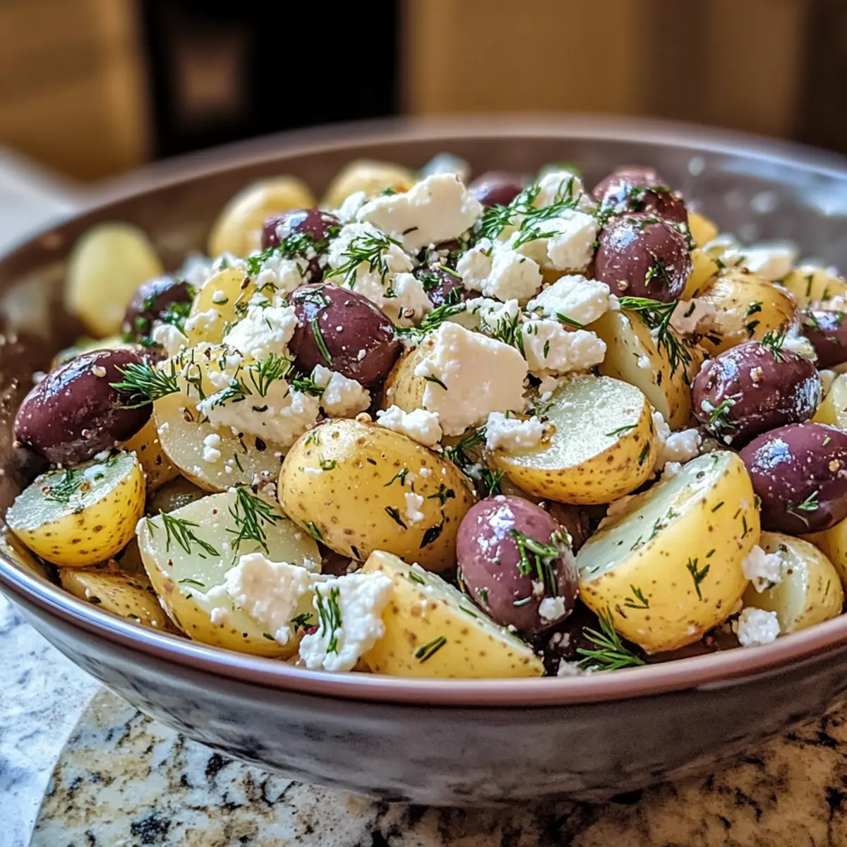 Mediterranean Greek Potato Salad: Flavorful & Easy to Make