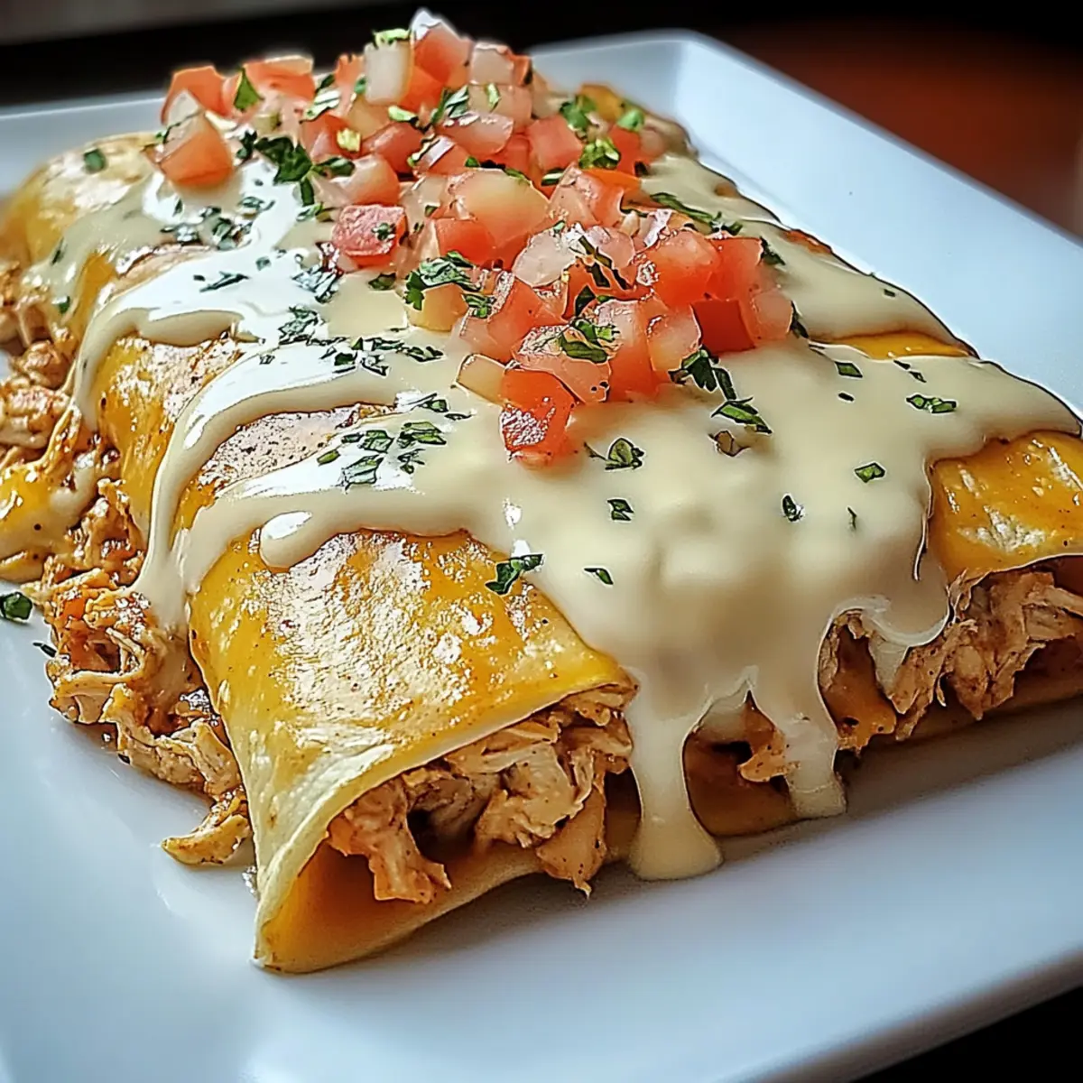 Queso Chicken Enchiladas: Flavorful Comfort in Every Bite