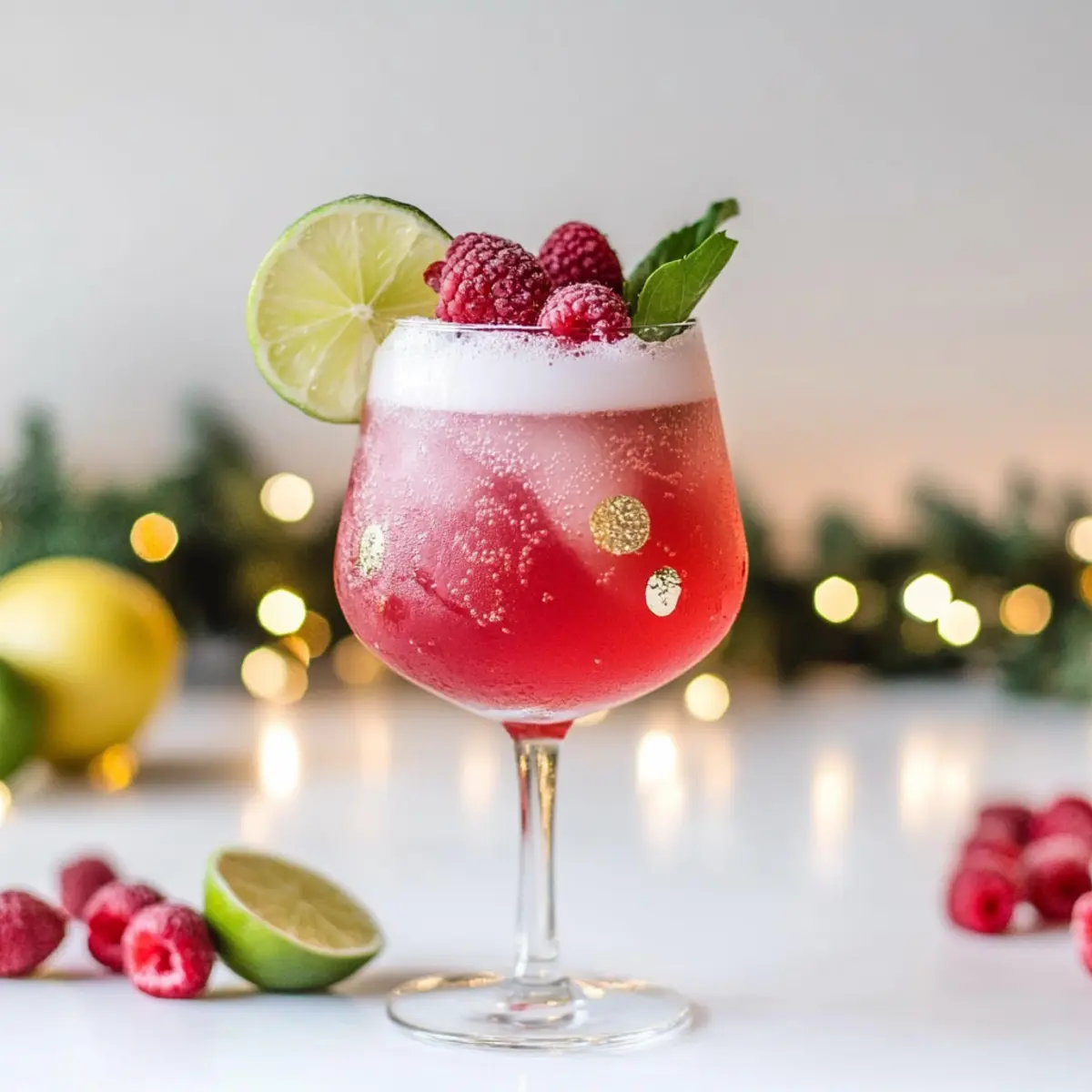 Raspberry Lime Fizz Mocktail: Refreshing Sip for Any Occasion