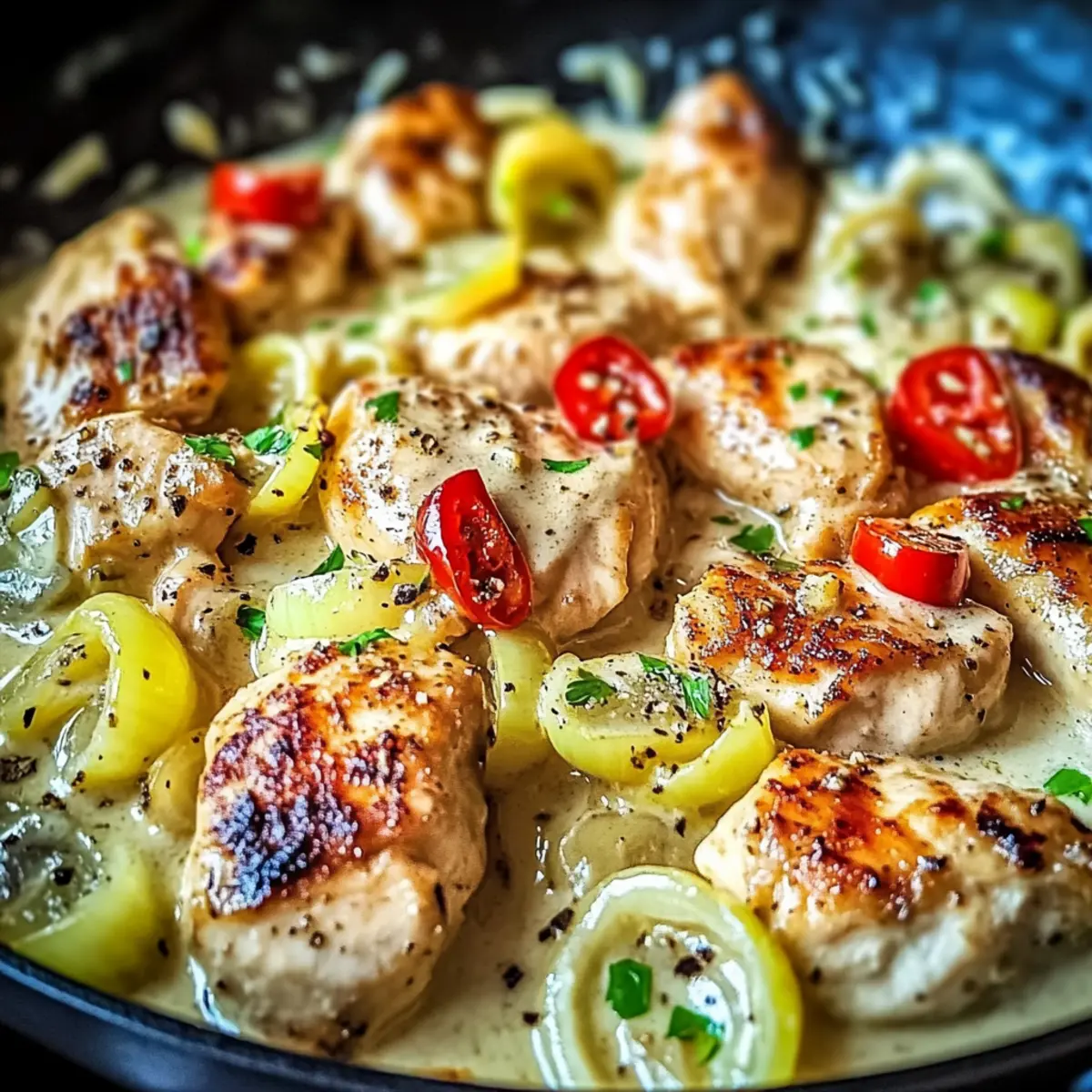 Simple Pepperoncini Chicken Skillet for a Flavorful Weeknight