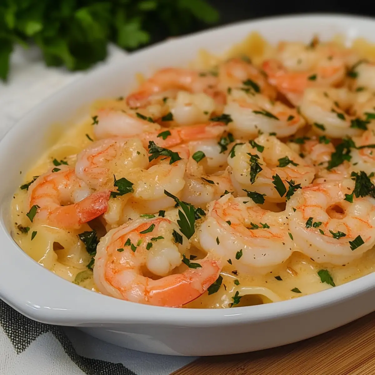 Irresistible Shrimp Scampi Pasta Bake for Cozy Evenings
