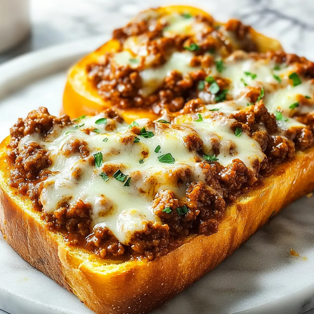 Sloppy Joe Garlic Bread: Cozy Comfort in Every Bite