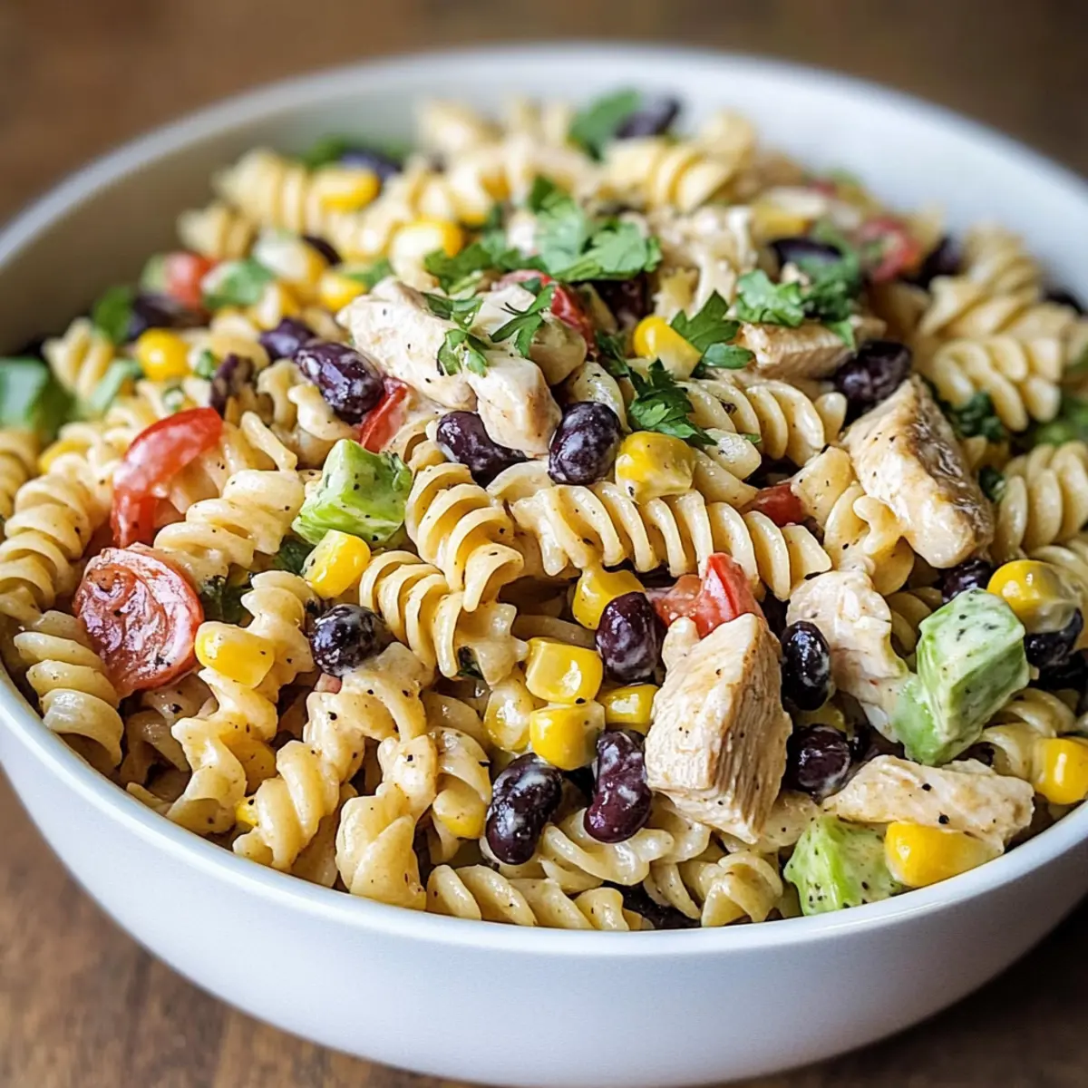 Delicious Southwestern Pasta Salad with Chipotle Magic