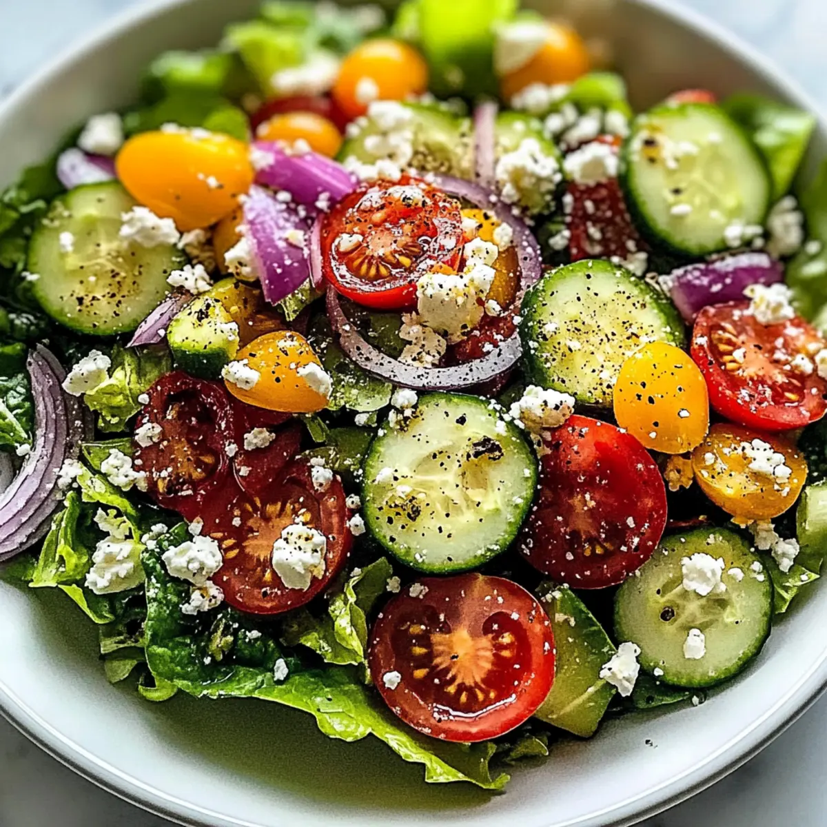 Refreshing Spring Mix Salad with Homemade Vinaigrette